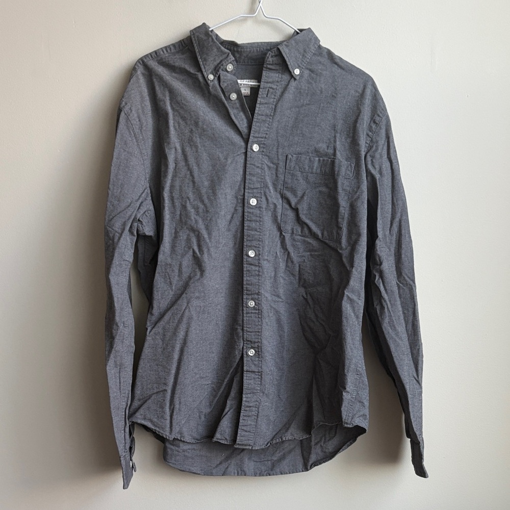 Merona Grey Button Down Longsleeve